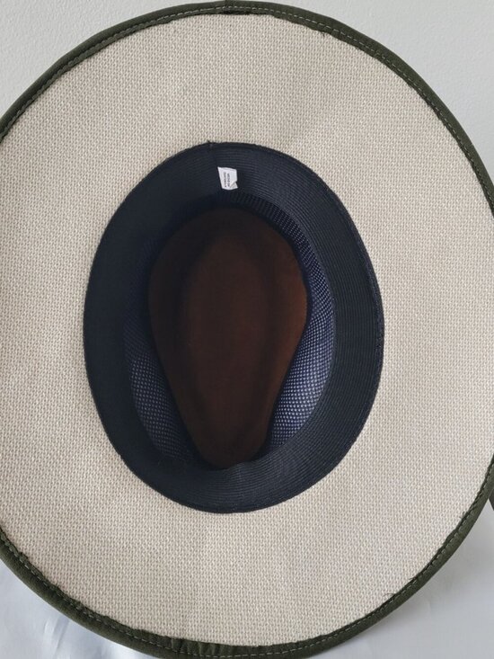 NEW | Handcrafted Guatemalan Artisan Hat | Statement Fedora | Olive Green main image 8
